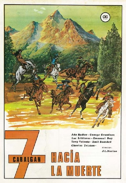 Movie poster for 7 cabalgan hacia la muerte (1979)