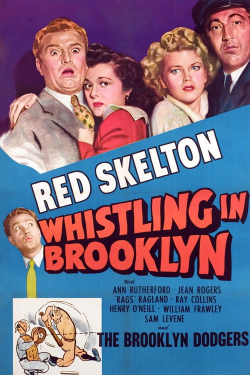 Movie poster for Whistling in Brooklyn (1943)