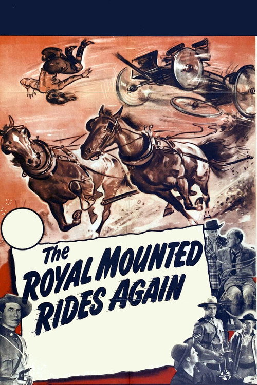 Movie poster for The Royal Mounted Rides Again (1945)