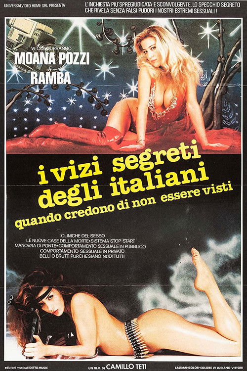 Movie poster for I vizi segreti degli italiani quando credono di non essere visti (1987)