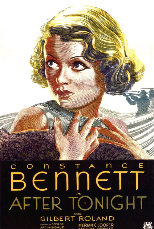 Movie poster for After Tonight (1933)