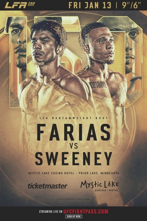 Movie poster for LFA 150: Farias vs. Sweeney (2023)