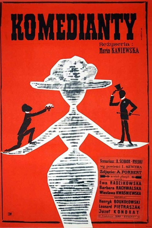 Movie poster for Komedianty (1962)