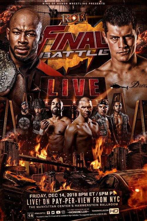 Movie poster for ROH Final Battle 2018 (2018)