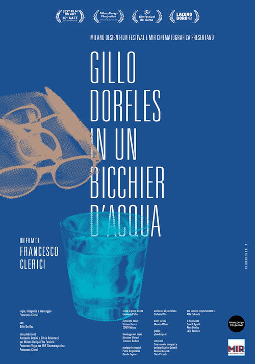 Movie poster for Gillo Dorfles. Objects/Characters (2017)