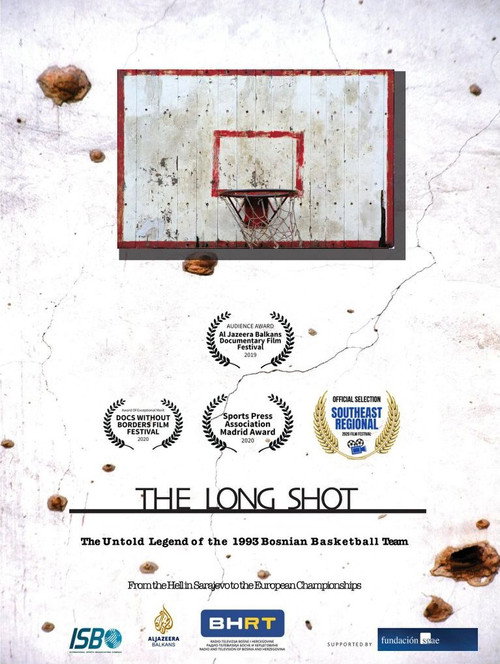 Movie poster for The Long Shot: The 1993 Bosnian Basketball Team (2019)