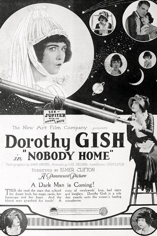 Movie poster for Nobody Home (1919)