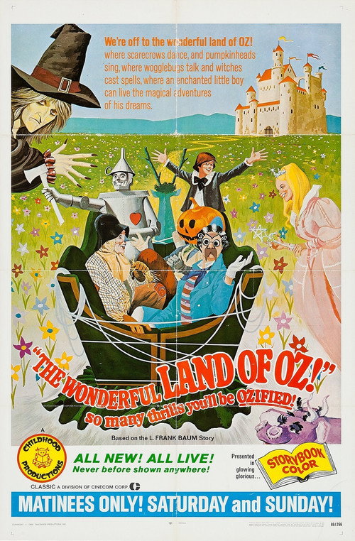 Movie poster for The Wonderful Land of Oz (1969)