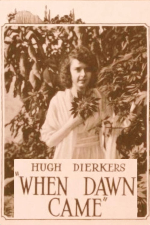Movie poster for When Dawn Came (1920)