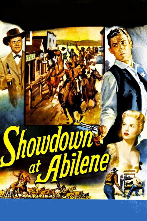 Movie poster for Showdown at Abilene (1956)