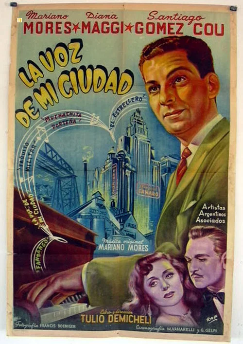 Movie poster for La voz de mi ciudad (1953)