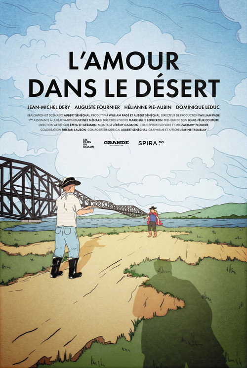 Movie poster for L'amour dans le désert (2024)