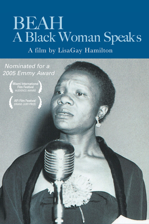 Movie poster for Beah: A Black Woman Speaks (2004)
