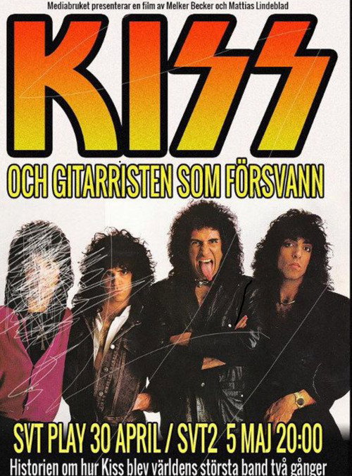 Movie poster for KISS och gitarristen som försvann (2017)