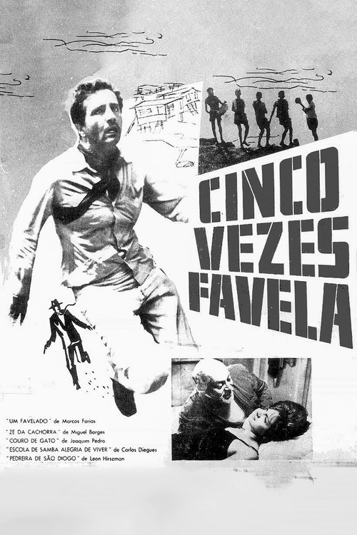 Movie poster for Five Times Favela (1962)