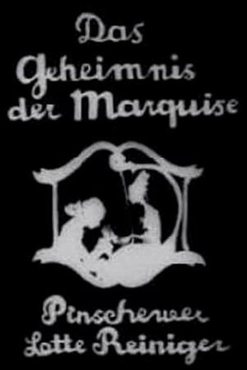 Movie poster for The Secret of the Marquise (1922)