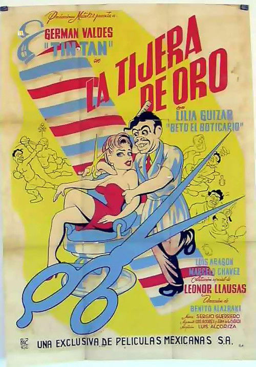 Movie poster for La tijera de oro (1960)