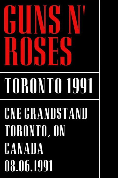 Movie poster for Guns N' Roses - CNE Grandstand Toronto (1991)