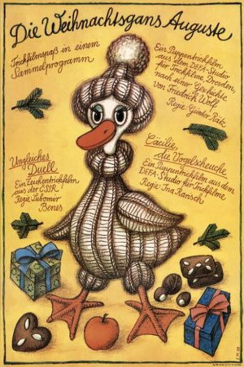 Movie poster for Auguste the Christmas Goose (1985)