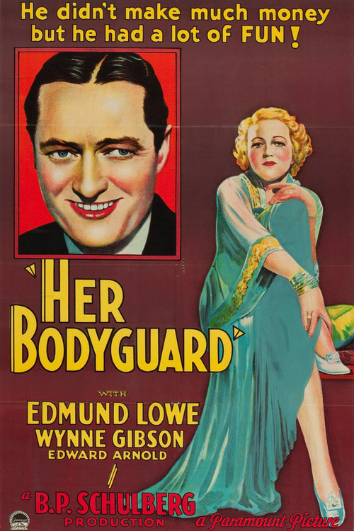 Movie poster for Her Bodyguard (1933)