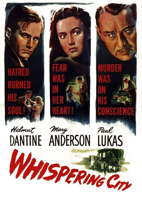 Movie poster for Whispering City (1947)