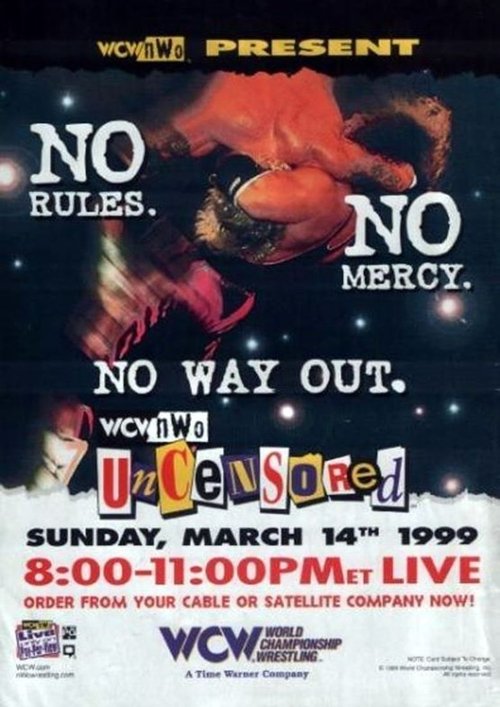 Movie poster for WCW Uncensored 1999 (1999)