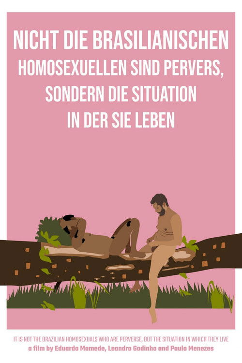 Movie poster for It Is Not the Brazilian Homosexuals Who Are Perverse, But the Situation in Which They Live (2021)
