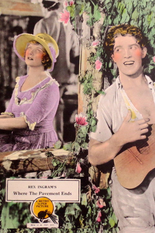 Movie poster for Where the Pavement Ends (1923)