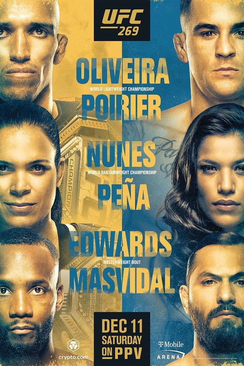 Movie poster for UFC 269: Oliveira vs. Poirier (2021)