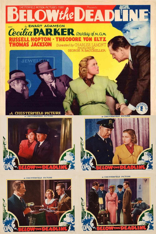 Movie poster for Below the Deadline (1936)