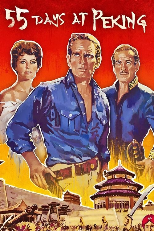 Movie poster for 55 Days at Peking (1963)