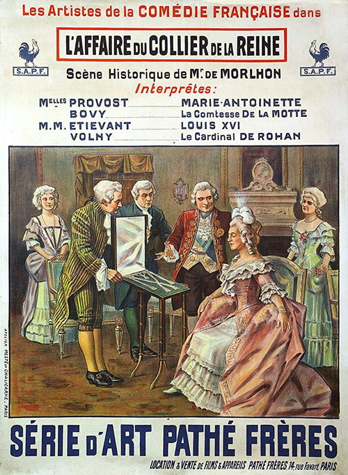 Movie poster for The Queen's Necklace (1912)