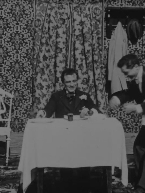 Movie poster for Fregoli al ristorante (1898)