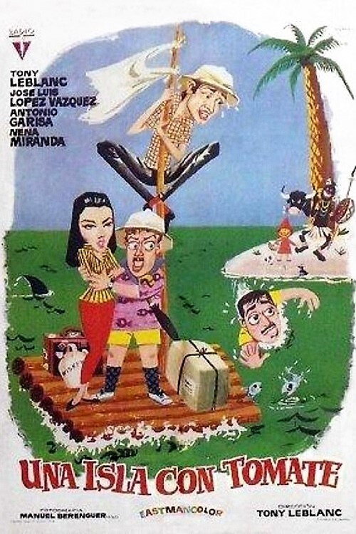 Movie poster for Una isla con tomate (1962)