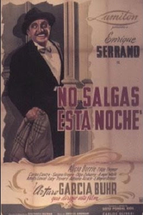 Movie poster for No salgas esta noche (1946)