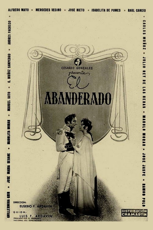Movie poster for El abanderado (1943)