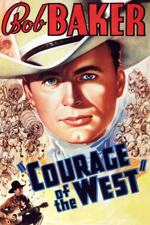 Movie poster for Courage of the West (1937)