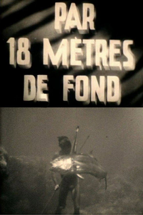 Movie poster for At a Depth of Eighteen Meters (1943)