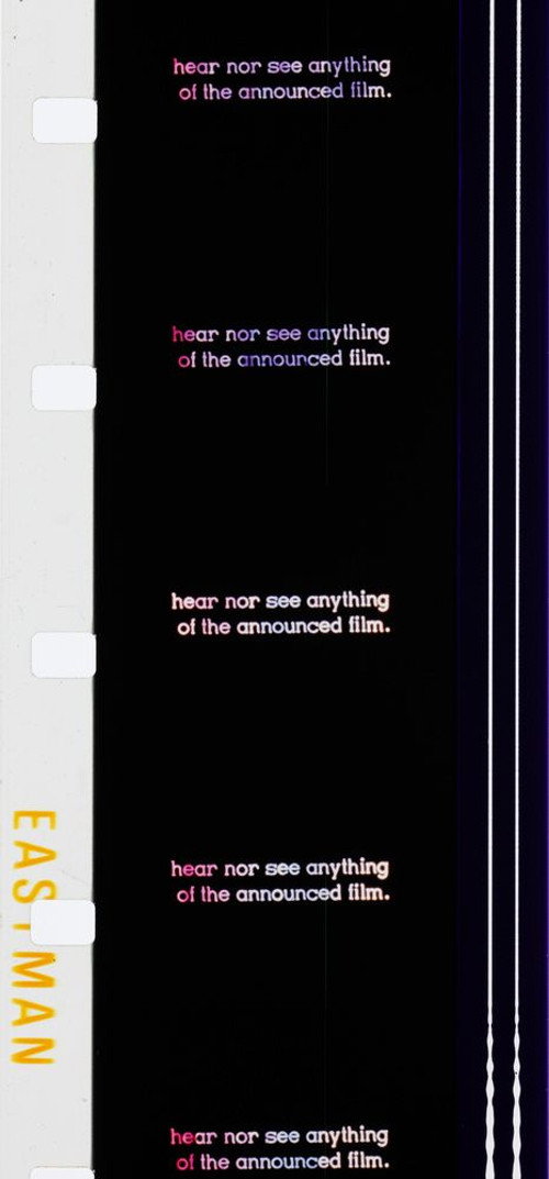 Movie poster for Six films infinitésimaux et supertemporels (1975)