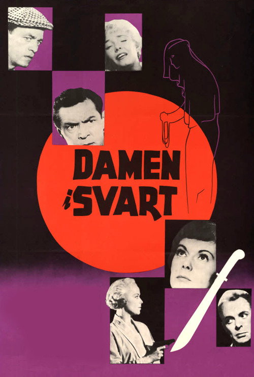 Movie poster for The Lady in Black (1958)
