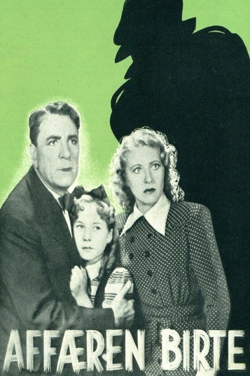 Movie poster for Affæren Birte (1945)