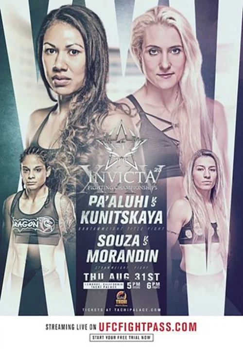 Movie poster for Invicta FC 25: Kunitskaya vs. Pa'aluhi (2017)