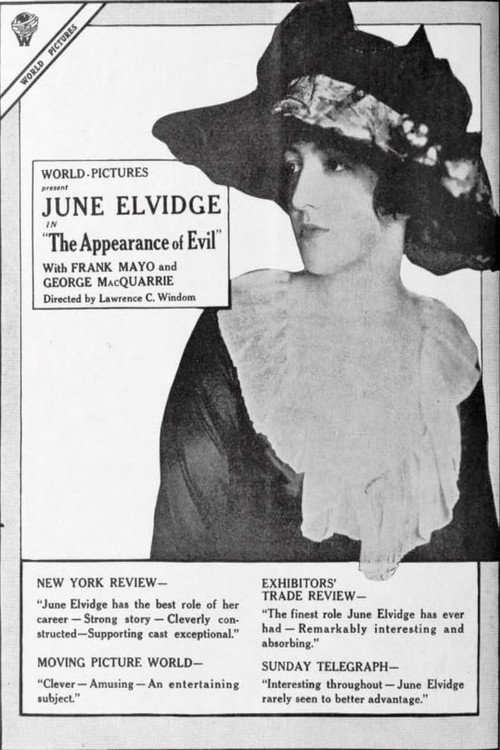Movie poster for Appearance of Evil (1918)