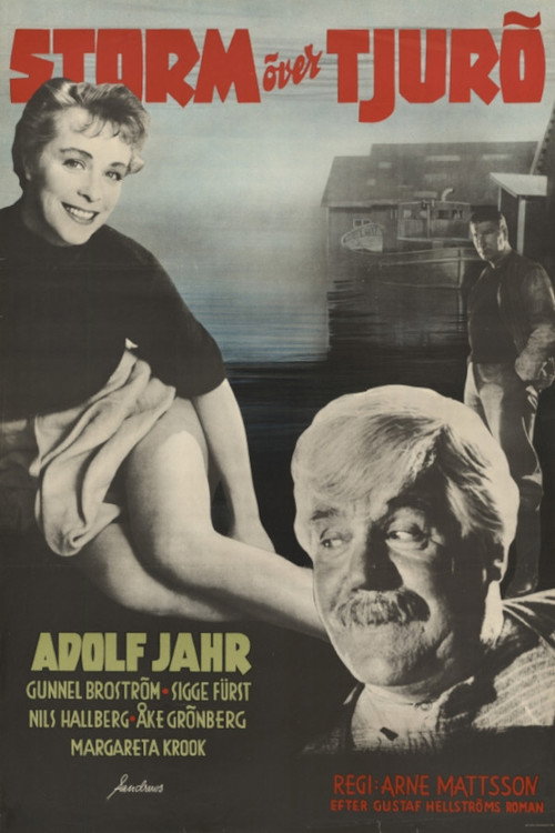 Movie poster for Storm over Tjurö (1954)