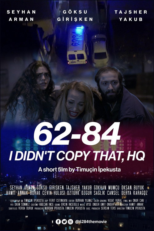 Movie poster for 62-84, I Didn't Copy That, HQ (2020)
