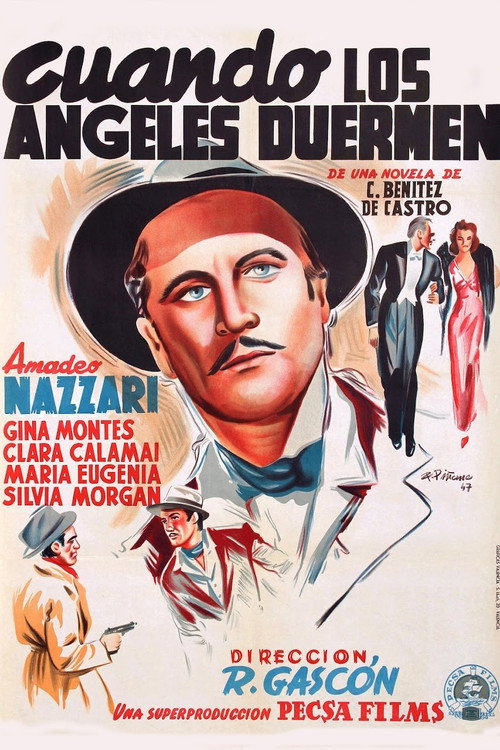 Movie poster for Cuando los ángeles duermen (1947)