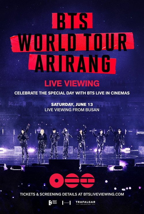 Movie poster for BTS World Tour 'Arirang' in Busan: Live Viewing (2026)