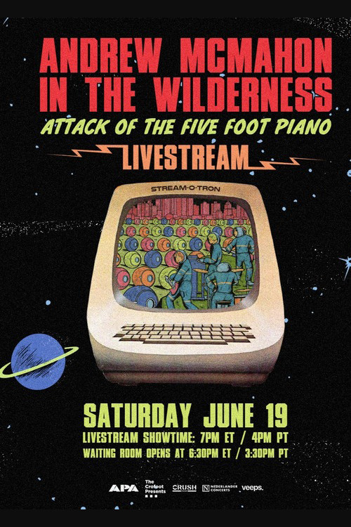 Movie poster for Andrew McMahon in the Wilderness - Attack of the Five Foot Piano (2021)