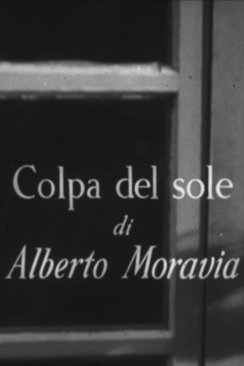 Movie poster for Blame the Sun (1951)