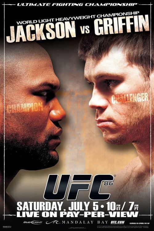 Movie poster for UFC 86: Jackson vs. Griffin (2008)